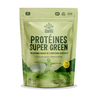 Iswari Super Green Bio-Pflanzeneiweiß 250g