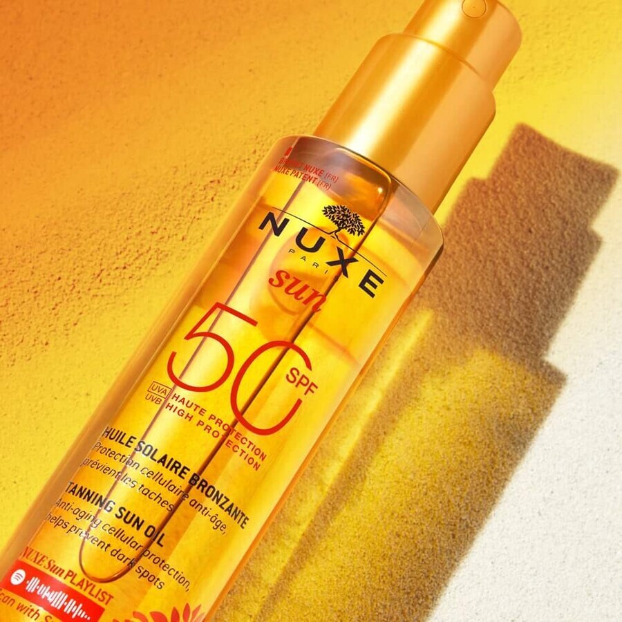 Nuxe High Protection Sun Tanning Oil SPF50 150ml