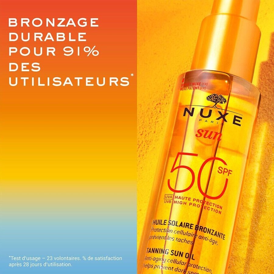 Nuxe High Protection Sun Tanning Oil SPF50 150ml
