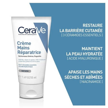 Cerave Crema Reparadora Corporal Manos Muy Secas y Agrietadas 50ml