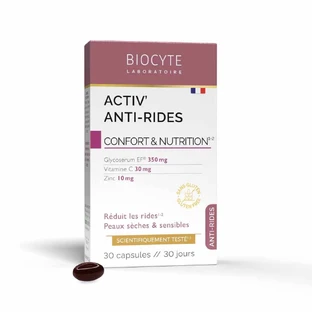 Biocyte Anti-rides Activ'Anti-rides Peaux sèches et sensibles 30 Capsules