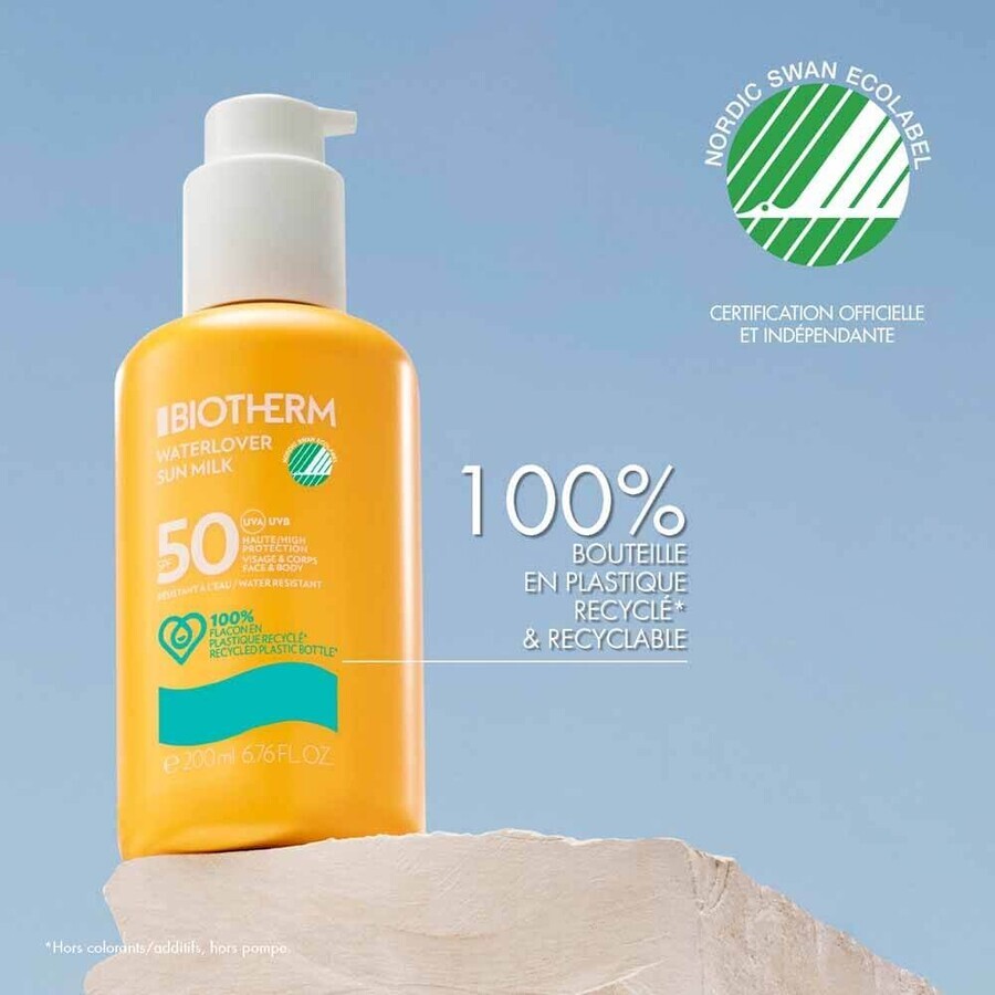 Biotherm WaterLover Crema fondente eco-compatibile spf30 Protezione solare per Viso e Corpo 200 ml Biotherm WaterLover Crema fondente eco-compatibile spf30 Protezione solare per Viso e Corpo 200 ml