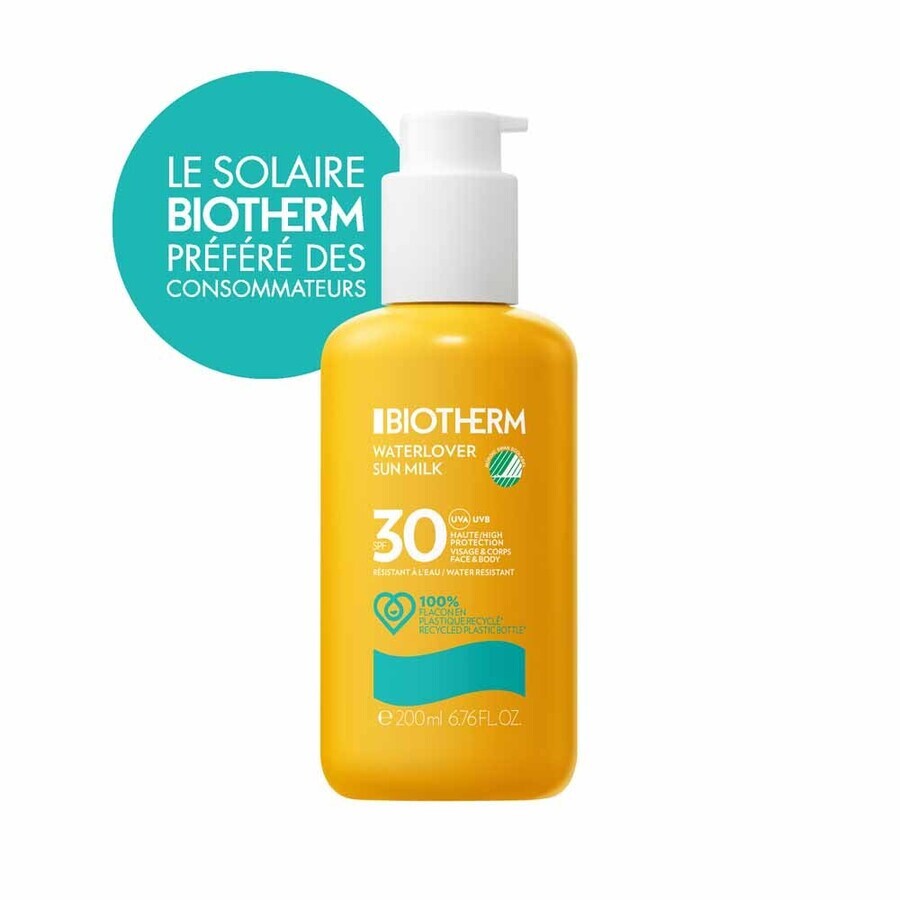 Biotherm WaterLover Crema fondente eco-compatibile spf30 Protezione solare per Viso e Corpo 200 ml Biotherm WaterLover Crema fondente eco-compatibile spf30 Protezione solare per Viso e Corpo 200 ml