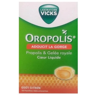 Vicks Oropolis Coeur Liquide Gelee Royale Smaak Citroen 16 zuigtabletten