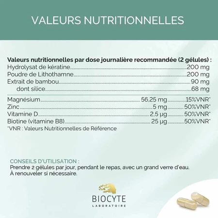Biocyte Strong Nails strength and beauty 40 capsules