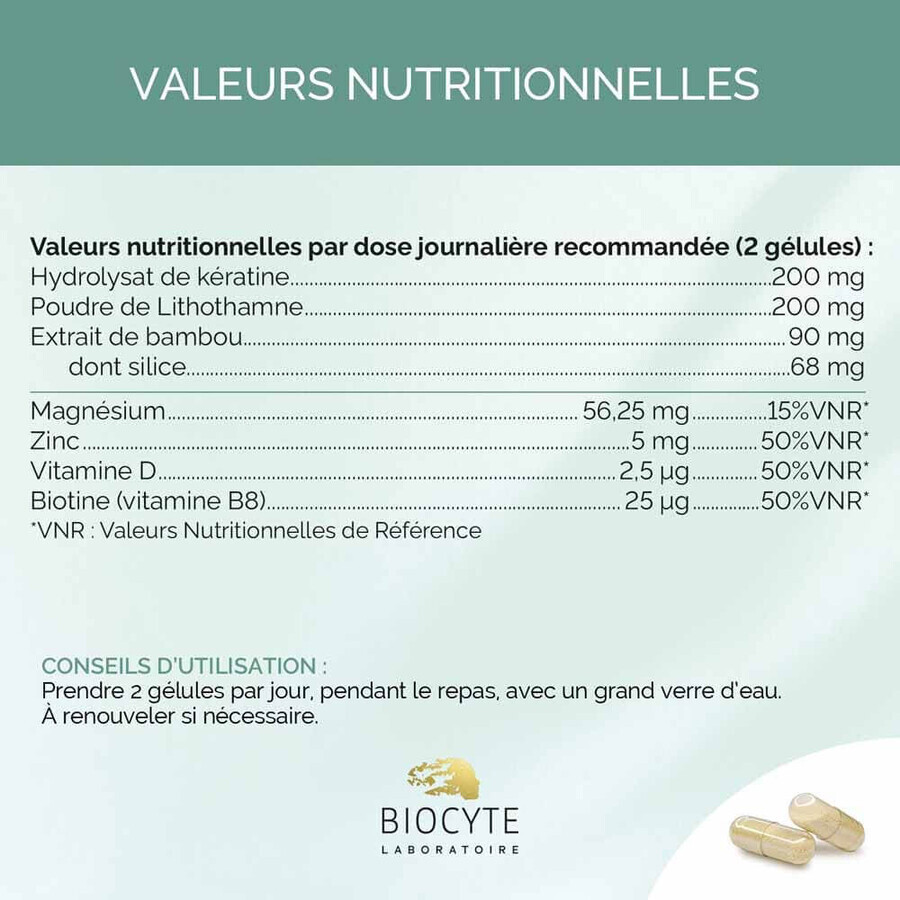 Biocyte Strong Nails strength and beauty 40 capsules