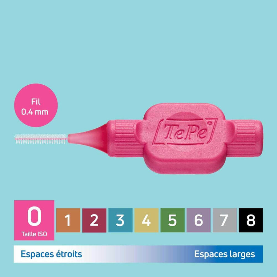 TePe Interdental Brushes 0.4 mm X6 x6 TePe Interdental Brushes 0.4 mm X6 x6