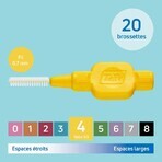 TePe Umweltfreundliche Original Interdentalbürsten 0,7 mm gelb x20
