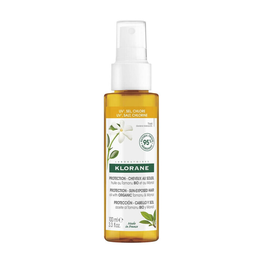 Klorane Protective Hair Oil with Organic Tamanu and Monoï