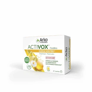 Arkopharma Activox Keelverzachtend Citroen- en honingsmaak 24 tabletten