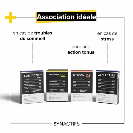 Aragan Synactifs Neuro-protect Fonctionnement Cérébral 60 Capsules