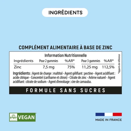 Lashilé Beauty Zink 60 gummies