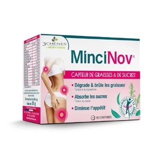 3 Chênes Mincinov reduce la grasa y el azúcar 60 cápsulas