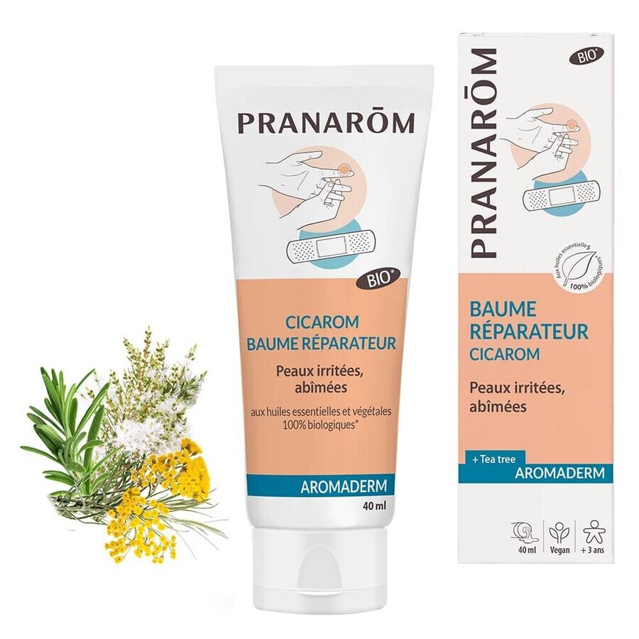 Cumpără Pranarôm Aromaderm Cicarom Bio Eco Balsam reparator 40 ml Pranarôm Aromaderm Cicarom Bio Eco Balsam reparator 40 ml