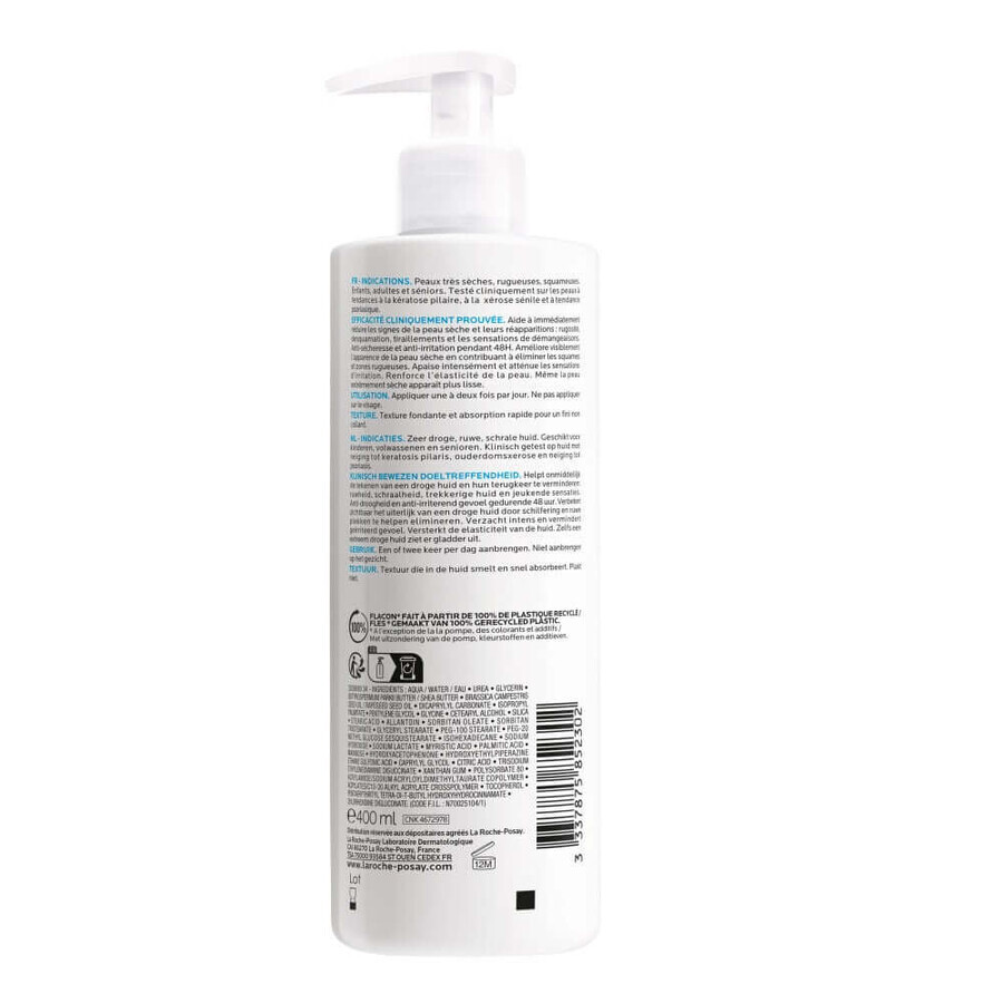 La Roche-Posay Lipikar Beruhigende und feuchtigkeitsspendende Körpermilch 400ml La Roche-Posay Lipikar Beruhigende und feuchtigkeitsspendende Körpermilch 400ml