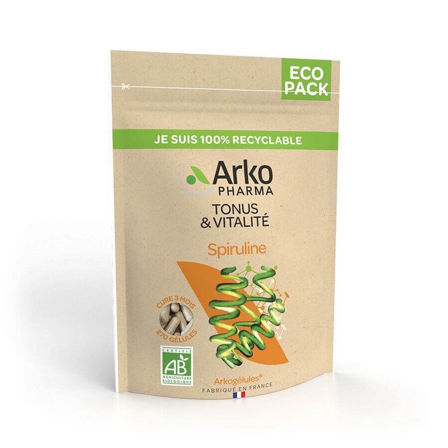 Arkopharma Arkocapsule Spirulina biologica Tonus & Vitality 270 capsule