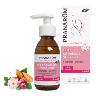 Pranarôm Pranabb Aceite de masaje antiestrías Flexibilidad y elasticidad 100ml