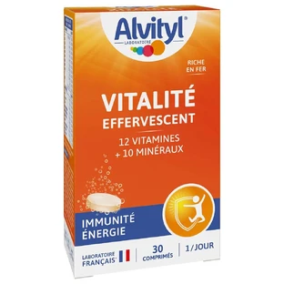Alvityl Vitalite Immunité Energie 30 Comprimes Effervescents