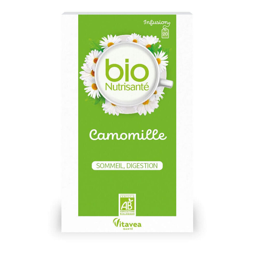 Cumpără Vitavea Santé Infuzie organică de mușețel 20 pliculețe Vitavea Santé Infuzie organică de mușețel 20 pliculețe