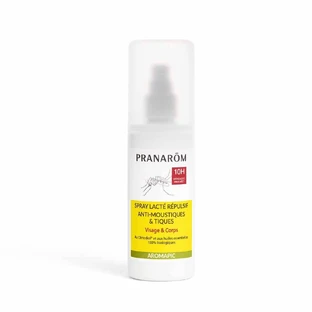 Pranarôm Repelente Aromápico de Mosquitos y Garrapatas en Spray Lácteo 100ml