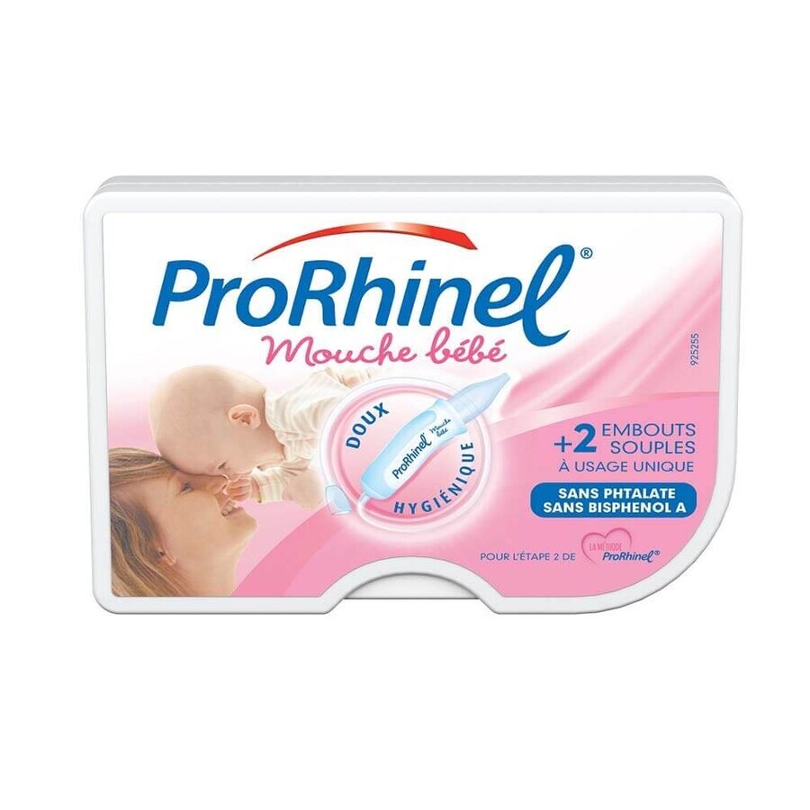 Mosquetón ergonómico Prorhinel para bebés + 2 puntas desechables