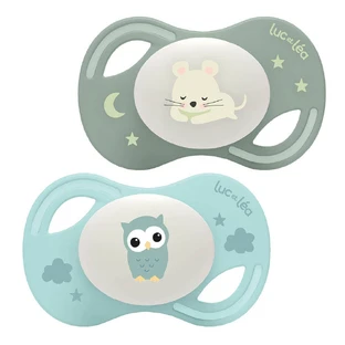 Luc Et Lea Extra slanke anatomische nachtfopspenen vanaf 6 maanden x2
