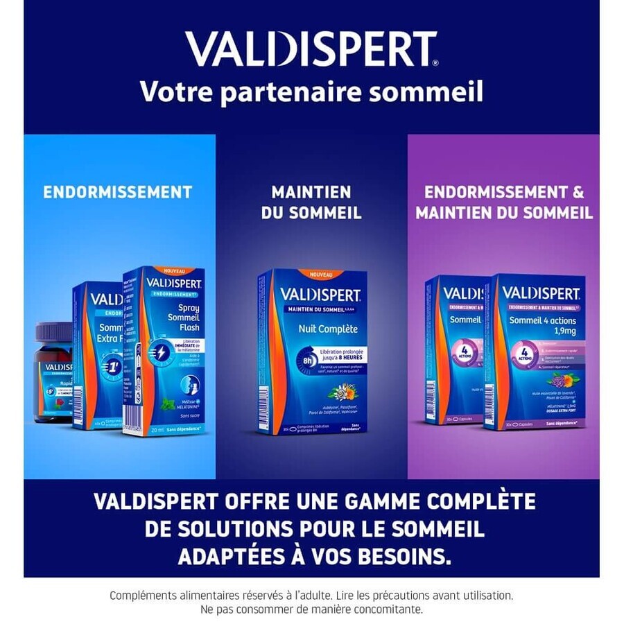 Valdispert Melatonin 1 mg 4 Shares 30 Tablets