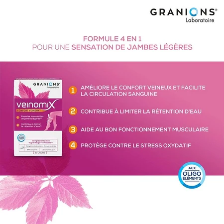 Granions Veinomix 60 tabletten