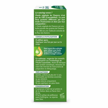 Phytosun Aroms Hemp Seed Oil Bio 50ml