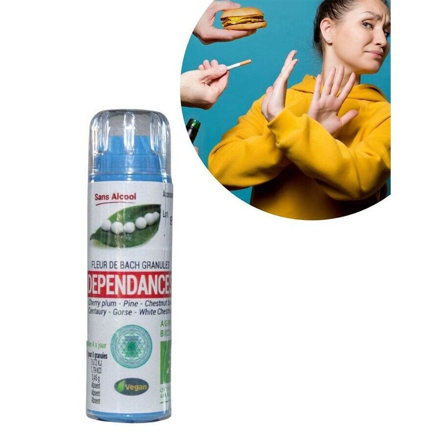Kosmeo Fleurs de Bach Dépendance Bio 120 granules