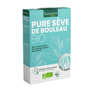 Santarome Pure Sève de Bouleau Détoxifie & Reminéralise 3x500ml