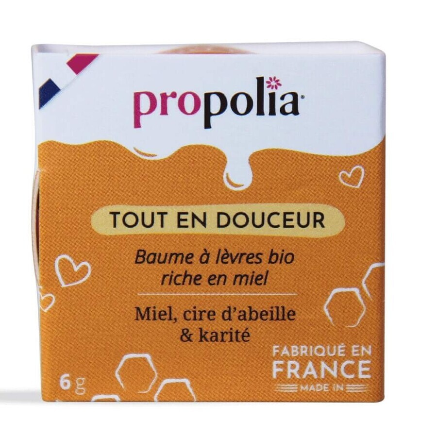 Propolia Organic Honey Rich Lip Balm A Touch of Gentle 6g
