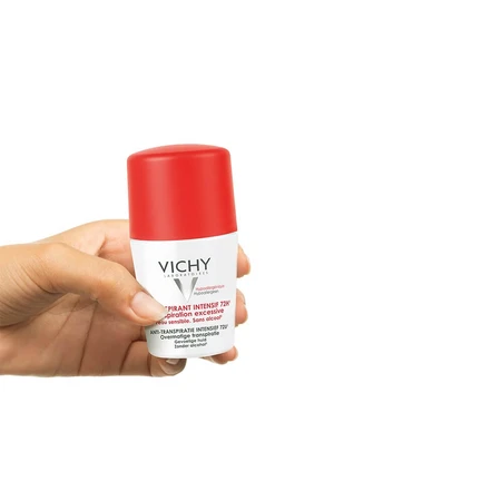 Vichy Deodorant Antiperspirant Roll-on 72h Gevoelige Huid Overmatig Transpireren 2x50ml