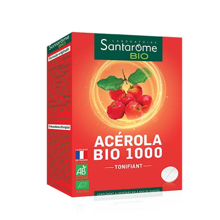 Santarome Acerola 1000 20 stuks Bio Vitaminen C naturelle 20 stuks
