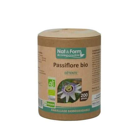 Nat&Form PASSIFLORE ORGANIC 200 capsules