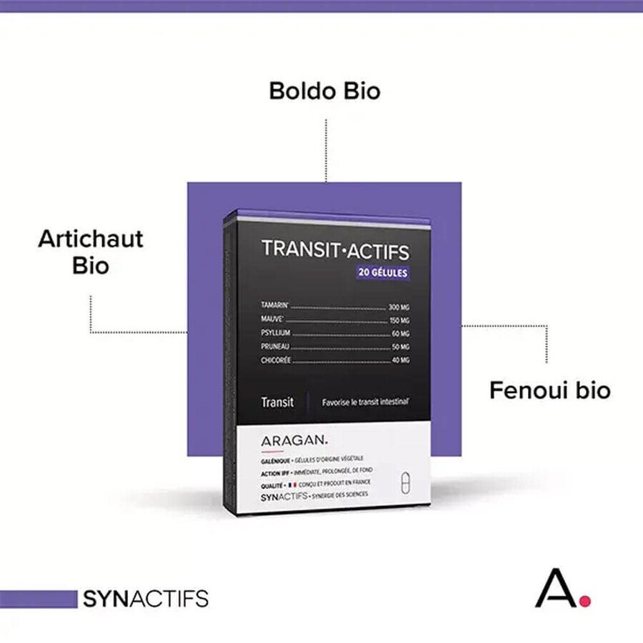 Aragan Synactifs TransitActifs 20 capsules