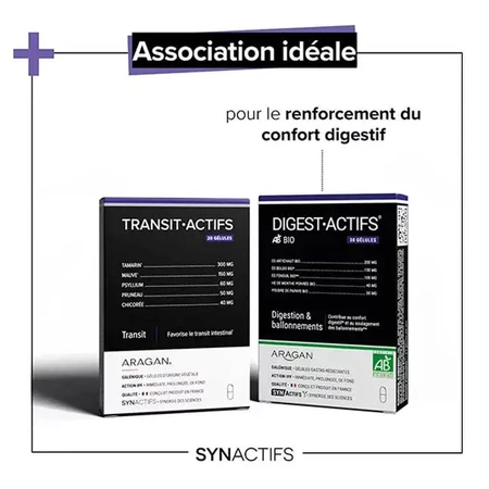 Aragan Synactifs TransitActifs 20 cápsulas