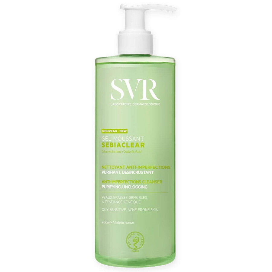 Acquista Svr Sebiaclear Detergente senza sapone, purificante e detossinante 400ml Svr Sebiaclear Detergente senza sapone, purificante e detossinante 400ml