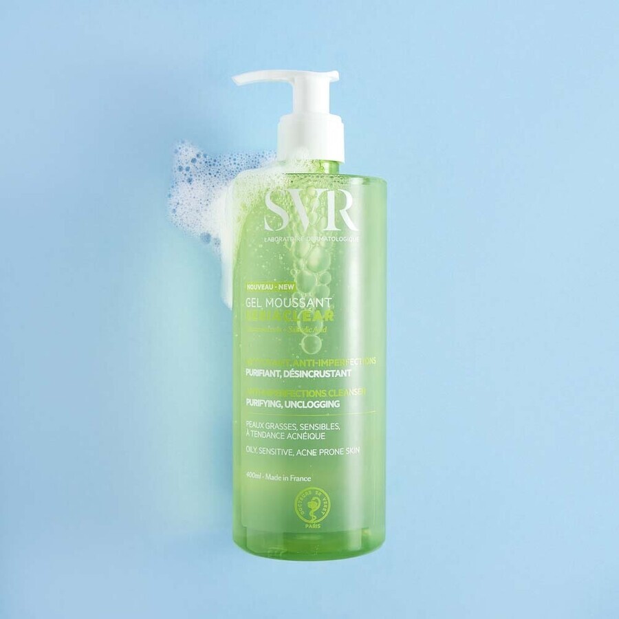 Svr Sebiaclear Detergente senza sapone, purificante e detossinante 400ml Svr Sebiaclear Detergente senza sapone, purificante e detossinante 400ml