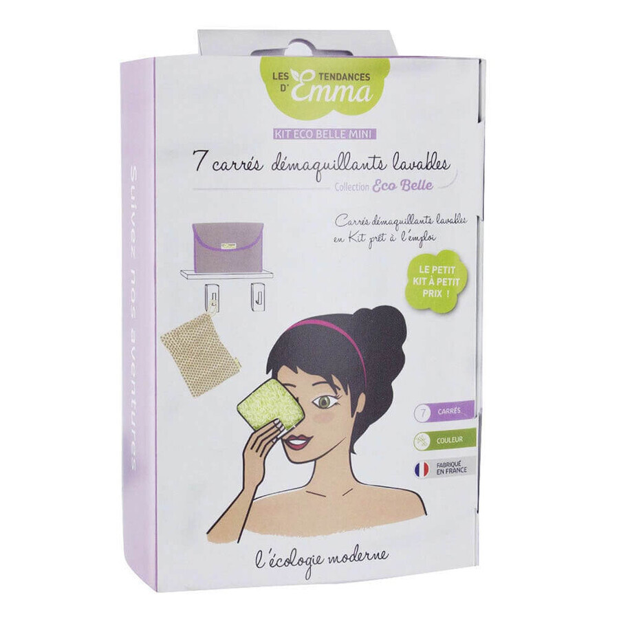 Les Tendances D'Emma Eco Belle Mini Bamboo Makeup Remover Stick Kit x7