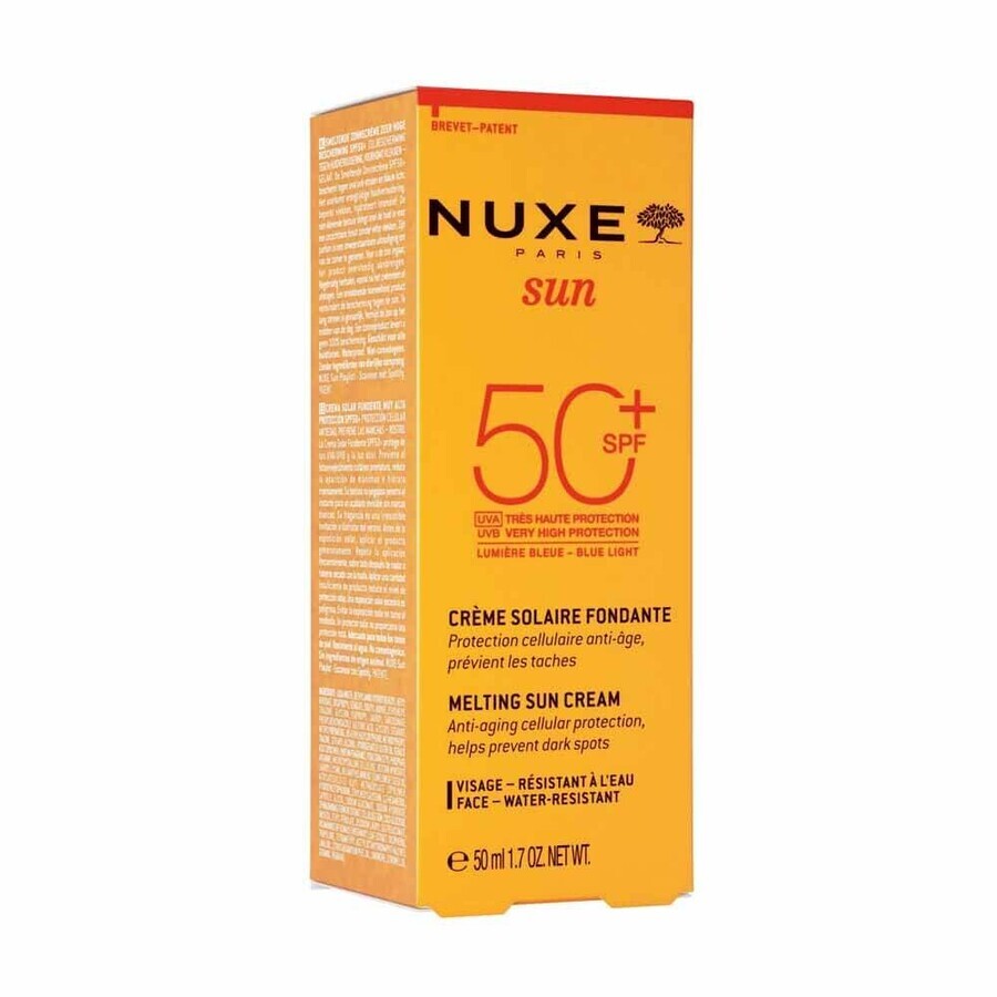 Nuxe Sun Crema fondente viso alta protezione SPF50 50ml Nuxe Sun Crema fondente viso alta protezione SPF50 50ml