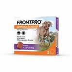 Frontline Frontpro Antiparasitaire Très Grand Chien 25-50kg Puces et Tiques x3 comprimés Frontline Frontpro Antiparasitaire Très Grand Chien 25-50kg Puces et Tiques x3 comprimés
