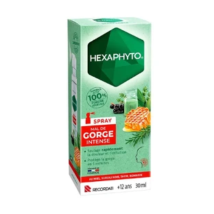 Hexaphyto Intensives Halsentzündungsspray Ab 12 Jahren 30ml
