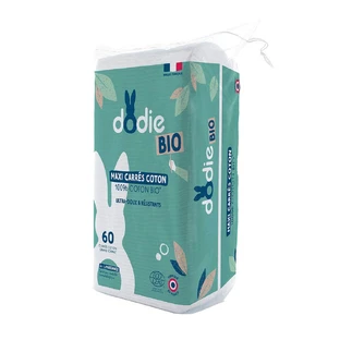 Dodie Squares in Organic Cotton Maxi X60 Ultra-Doux Résistants x60