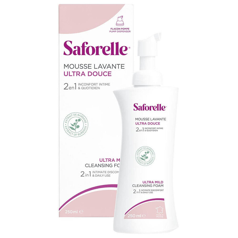 Saforelle Spumă de curățare ultra delicată 250ml