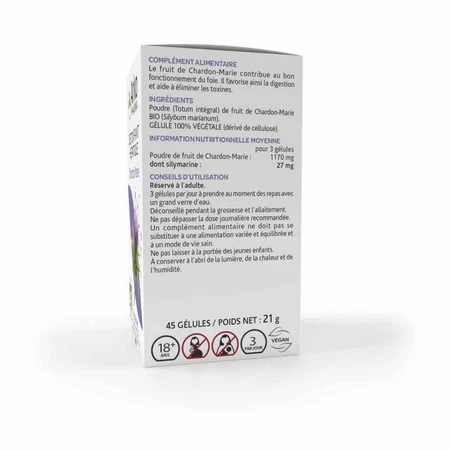 Arkopharma Arkocapsule Organic Milk Thistle Liver Depurative 45 capsules
