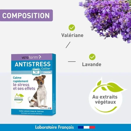 Vetoform Chien Collier Calmant 1 Unite A Base De Valeriane A base de valériane