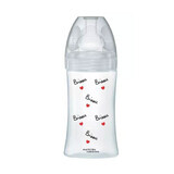 Dodie Sensation+ Flacher Sauger Flasche fließen 2 Anti Colic 0-6 Monate 270ml Mathilde Cabanas Sammlung