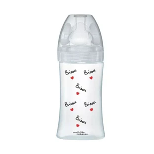 Dodie Sensation+ Vlakke Speen Fles flow 2 Anti Koliek 0-6 maanden 270ml Mathilde Cabanas Collectie