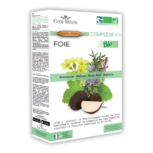 Flora Natura Leber-Komplex 4+ fumisteria 20 Ampullen
